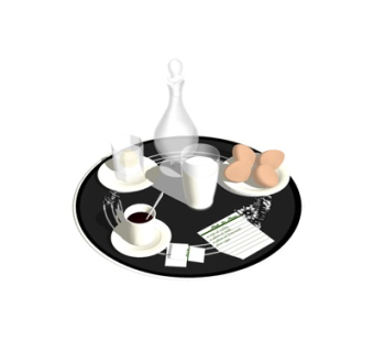 现代餐具su模型