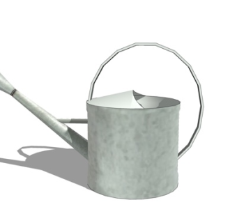 现代花洒su模型