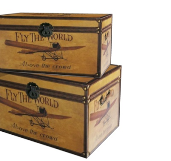 美式储物箱su模型