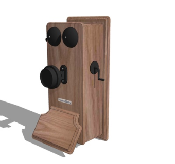 工业风警报器su模型