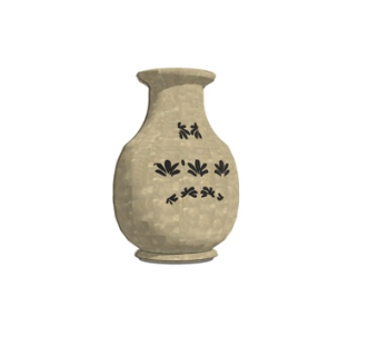 新中式花瓶su模型