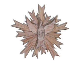 北欧小鸟挂件su模型