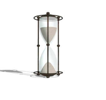 美式沙漏摆件su模型