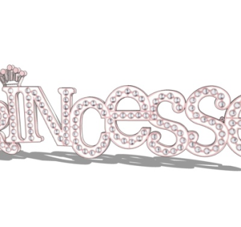 现代文字灯箱su模型