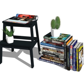 现代书籍su模型