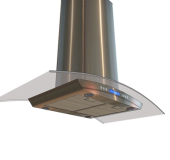 现代智能油烟机su模型