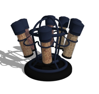 现代调料罐su模型