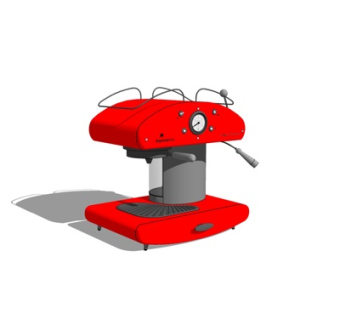 现代饮水机su模型