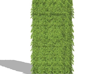 现代<em>植物墙</em>su模型