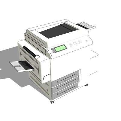 现代打印机su模型