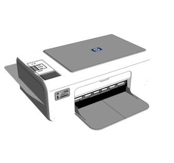 现代打印机su模型