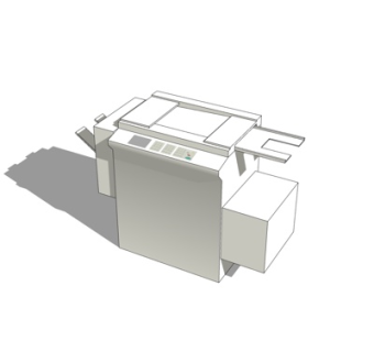 现代打印机su模型