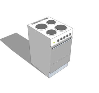 现代集成灶su模型