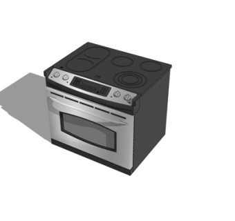 现代集成灶su模型