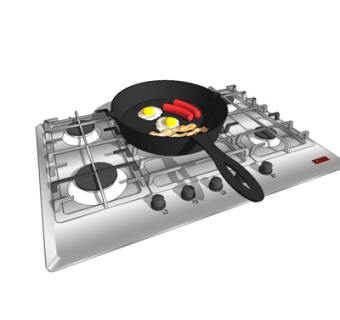 现代煤气灶su模型