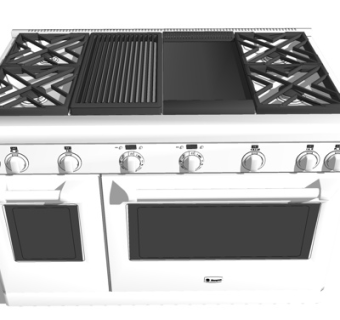 现代集成灶su模型