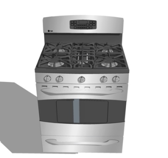 现代集成灶su模型