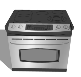 现代集成灶su模型