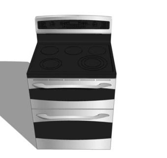 现代集成灶su模型