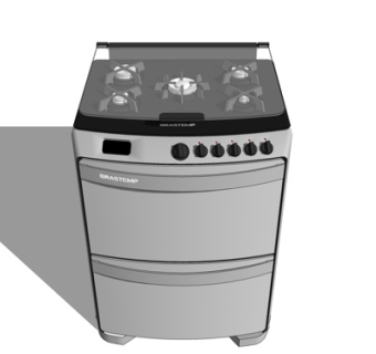 现代集成灶su模型