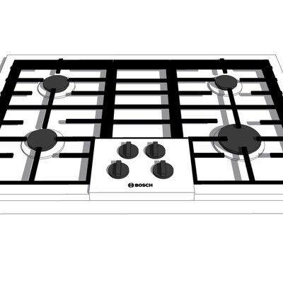 现代煤气灶su模型