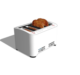 现代烤面包机su模型