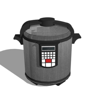 现代电压力锅su模型