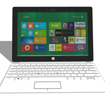 现代笔记本电脑su模型