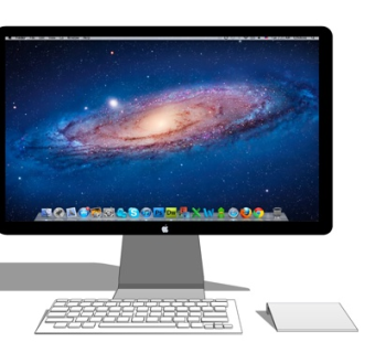 现代苹果电脑su模型