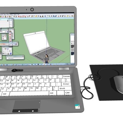 现代笔记本电脑su模型