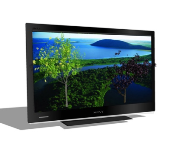 现代电脑显示器su模型