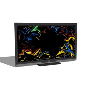 现代电脑显示器su模型