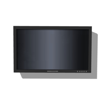 现代电视机su模型