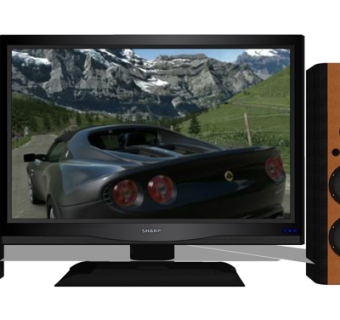 现代液晶电视su模型