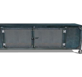 工业风金属电视柜su模型