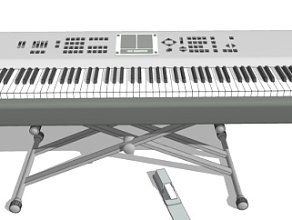 现代电子<em>钢琴</em>su模型