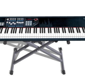 现代电子钢琴su模型