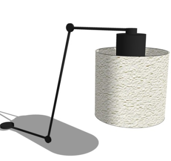 现代简约台灯su模型