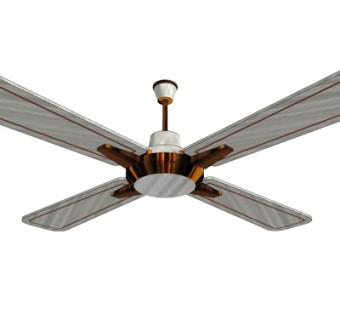 现代吊扇su模型