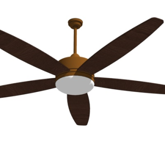 现代吊扇su模型