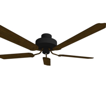 现代吊扇su模型