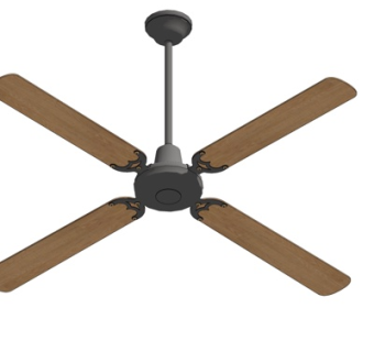 现代吊扇su模型