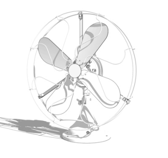 现代风扇su模型