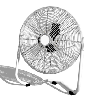 现代台扇风扇su模型