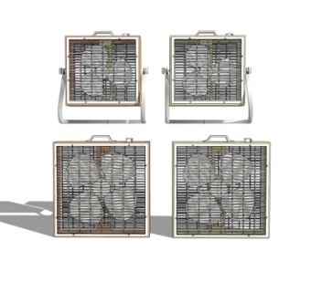 现代排风扇su模型