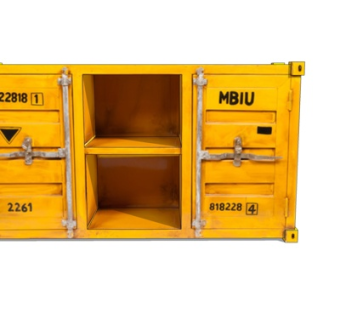 工业风实木边柜su模型