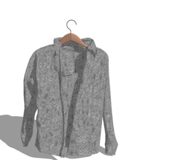 现代外套服饰su模型