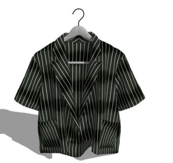 现代服饰su模型