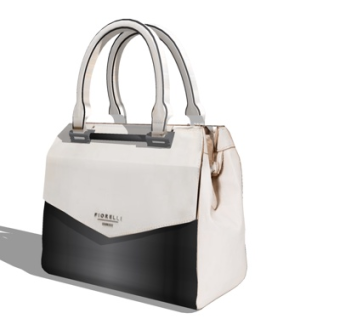 现代皮革手提包su模型