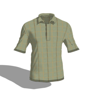 现代服饰su模型